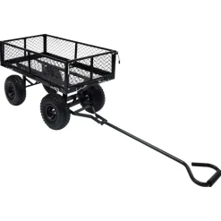 vidaXL Herramientas-Carrito de mano de jardín 250 kg