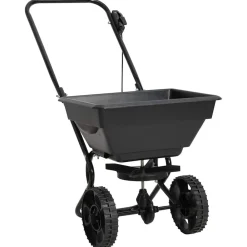 vidaXL Carrito de mano esparcidor de sal PVC y acero 80x46x75 cm 15 L Online