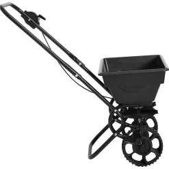 vidaXL Carrito de mano esparcidor de sal PVC y acero 80x46x75 cm 15 L Online