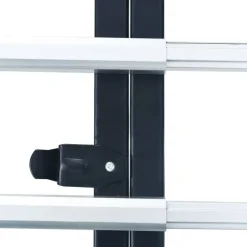 vidaXL Carrito de transporte plegable de aluminio plateado 150 kg