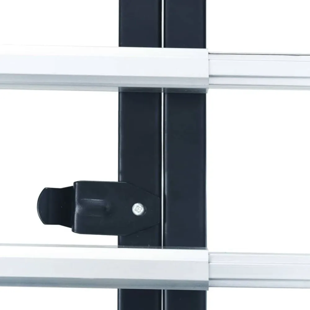vidaXL Carrito de transporte plegable de aluminio plateado 150 kg