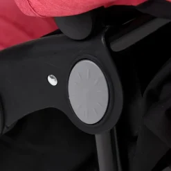 vidaXL Carrito para gemelos de acero Rojo Hot