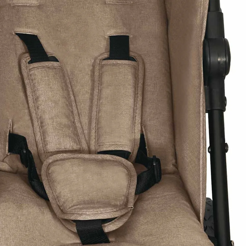 vidaXL Carrito para gemelos de acero gris taupe Taupé Sale