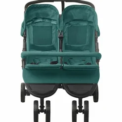 Niños vidaXL Transporte De Bebés-Carrito para gemelos de acero