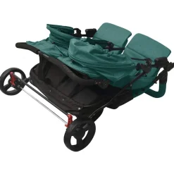 Niños vidaXL Transporte De Bebés-Carrito para gemelos de acero