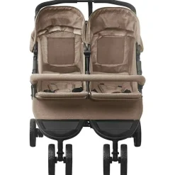 vidaXL Carrito para gemelos de acero gris taupe Taupé Outlet