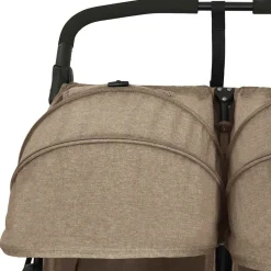 vidaXL Carrito para gemelos de acero gris taupe Taupé Outlet