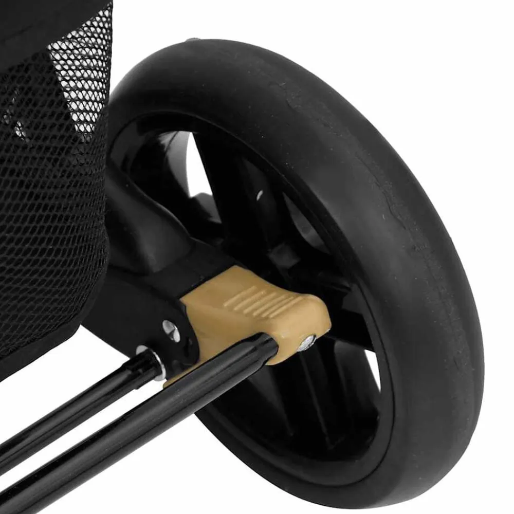 Niños vidaXL Transporte De Bebés-Carrito para gemelos de acero gris