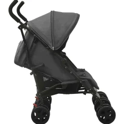 vidaXL Carrito para gemelos de acero gris Antracita Clearance