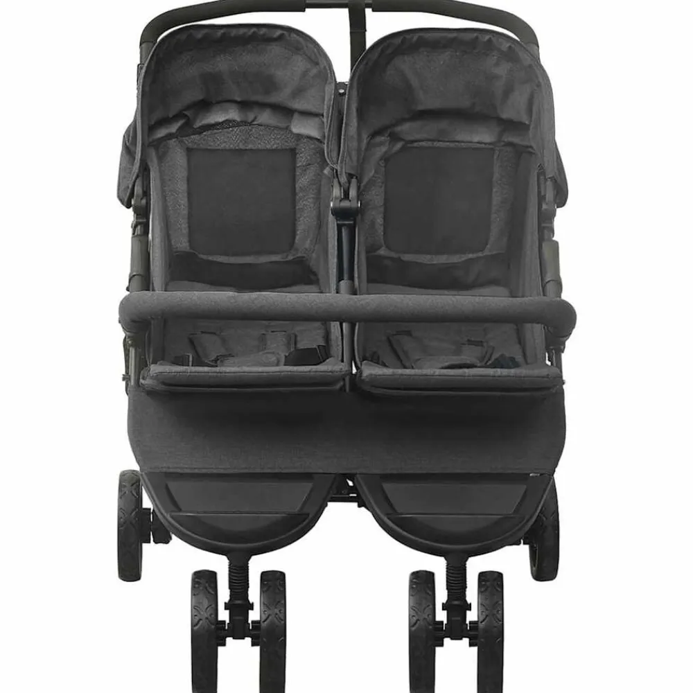 vidaXL Carrito para gemelos de acero gris Antracita Online