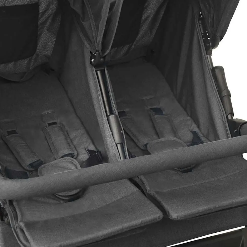 vidaXL Carrito para gemelos de acero gris Antracita Online