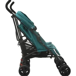 Niños vidaXL Transporte De Bebés-Carrito para gemelos de acero
