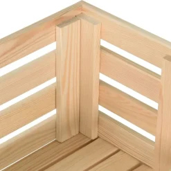 vidaXL Carrito para verduras madera maciza de pino 37x30x80 cm Sale