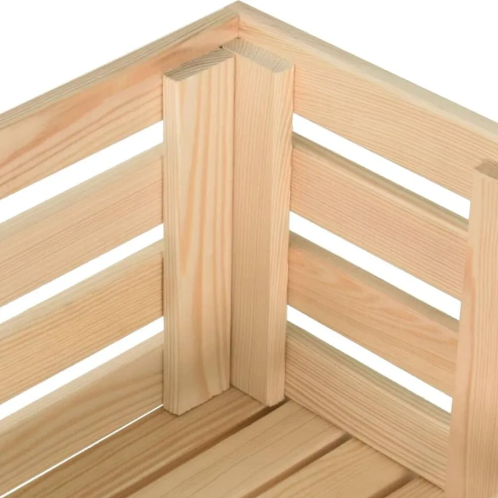 vidaXL Carrito para verduras madera maciza de pino 37x30x80 cm Sale