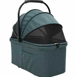 vidaXL Carrito Plegable para Mascotas 81 x 47 x 99 cm Poliéster Verde Hot