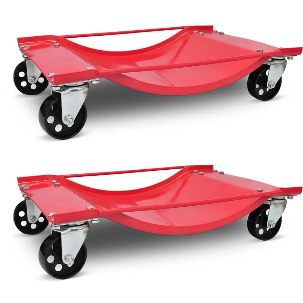 vidaXL Carritos de transporte de coches 2 unidades Clearance