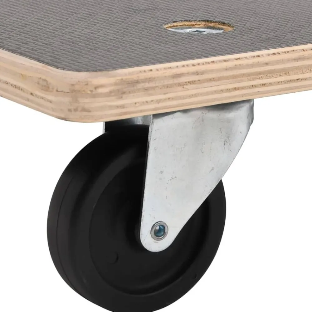 vidaXL Carritos de transporte 2 uds rectangular 50x35x11,5 cm 250 kg Hot