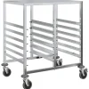 vidaXL Carro con bandejas y 12 contenedores GN 75x55x87 cm Discount