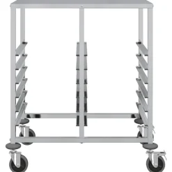 vidaXL Carro con bandejas y 12 contenedores GN 75x55x87 cm Discount