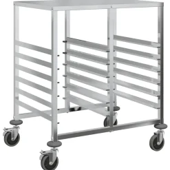 vidaXL Carro con bandejas y 12 contenedores GN 75x55x87 cm Discount