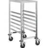 vidaXL Carros E Islas-Carro con bandejas y 6 contenedores GN 39x55x87 cm
