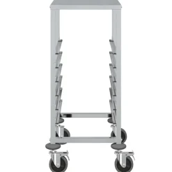 vidaXL Carros E Islas-Carro con bandejas y 6 contenedores GN 39x55x87 cm