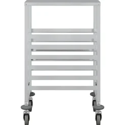 vidaXL Carros E Islas-Carro con bandejas y 6 contenedores GN 39x55x87 cm