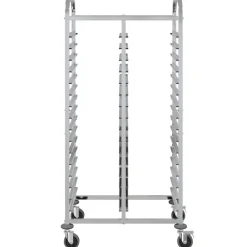 vidaXL Carro con bandejas y 32 contenedores GN 75x55x162,5 cm Discount
