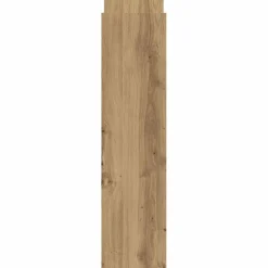vidaXL Carro de almacenaje estrecho 4 niveles madera roble artisian artisian oak Best