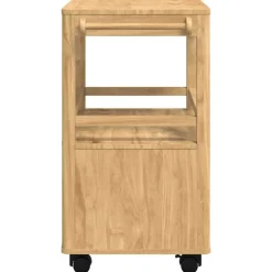 vidaXL Carro de Cocina FLORO Marrón cera 72,5 x 45 x 80 cm Marr&oacute;n cera Clearance