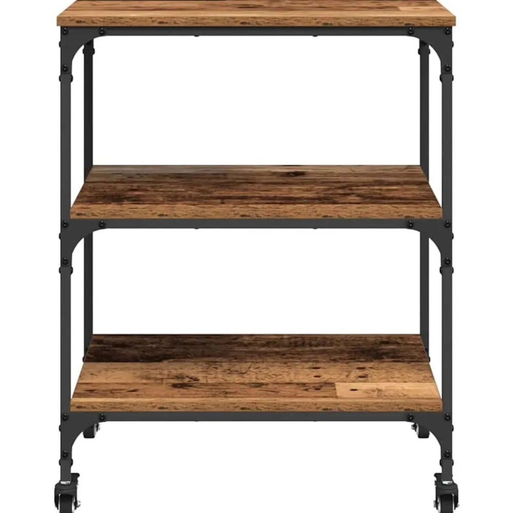 vidaXL Carros E Islas-Carro de Cocina 60 x 41 x 76 cm