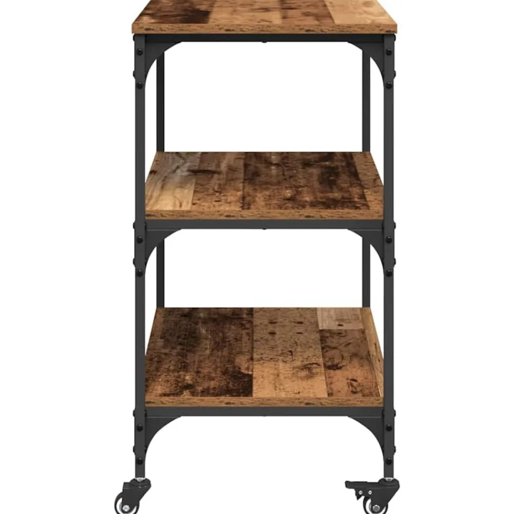 vidaXL Carros E Islas-Carro de Cocina 60 x 41 x 76 cm