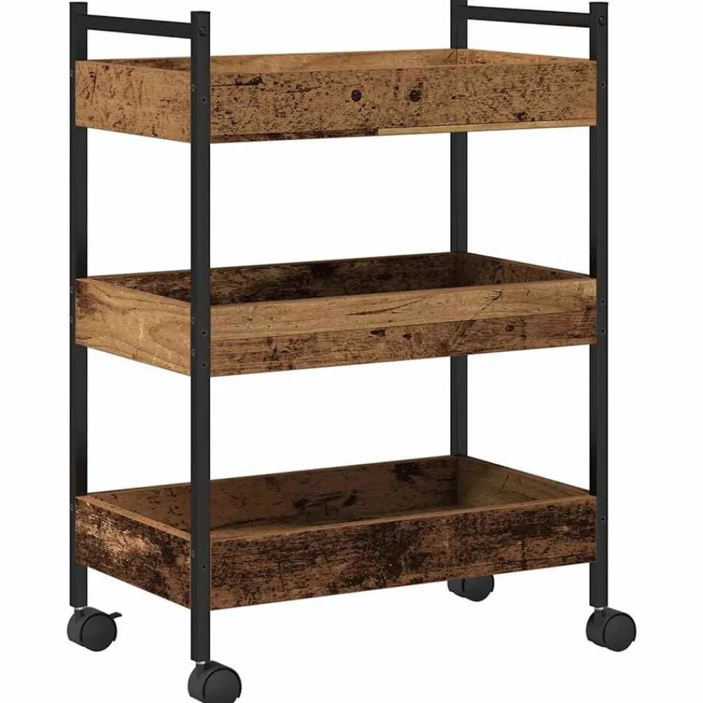 vidaXL Carros E Islas-Carro de Cocina 50 x 30 x 70 cm