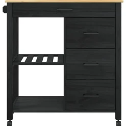 vidaXL Carros E Islas-Carro de Cocina MONZA 84 x 40 x 88,5 cm