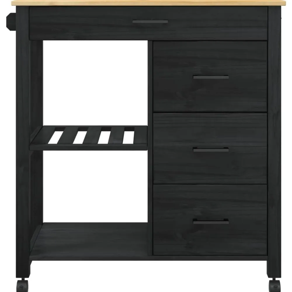 vidaXL Carros E Islas-Carro de Cocina MONZA 84 x 40 x 88,5 cm
