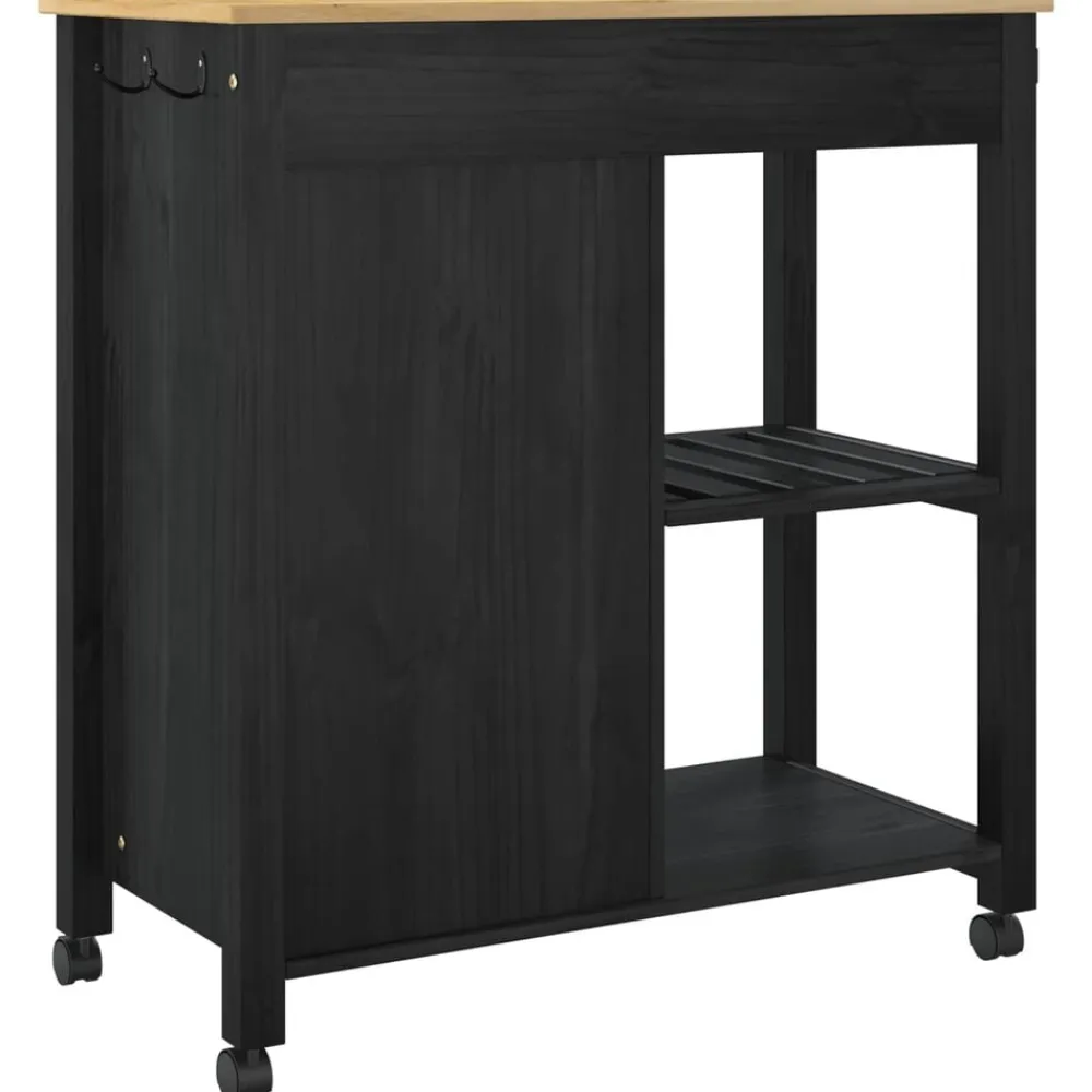 vidaXL Carros E Islas-Carro de Cocina MONZA 84 x 40 x 88,5 cm
