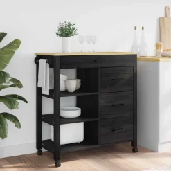vidaXL Carros E Islas-Carro de Cocina MONZA 84 x 40 x 88,5 cm
