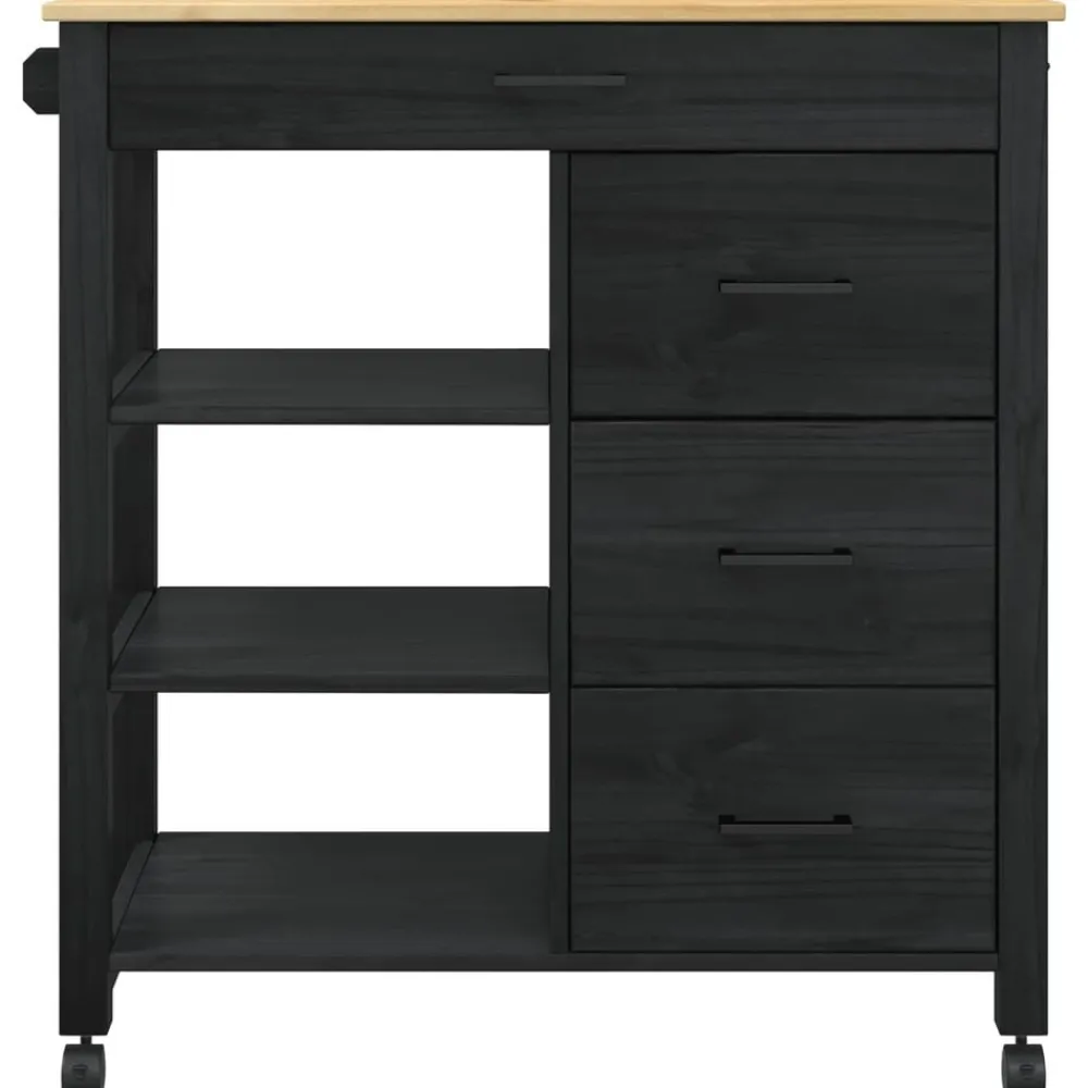 vidaXL Carros E Islas-Carro de Cocina MONZA 84 x 40 x 88,5 cm