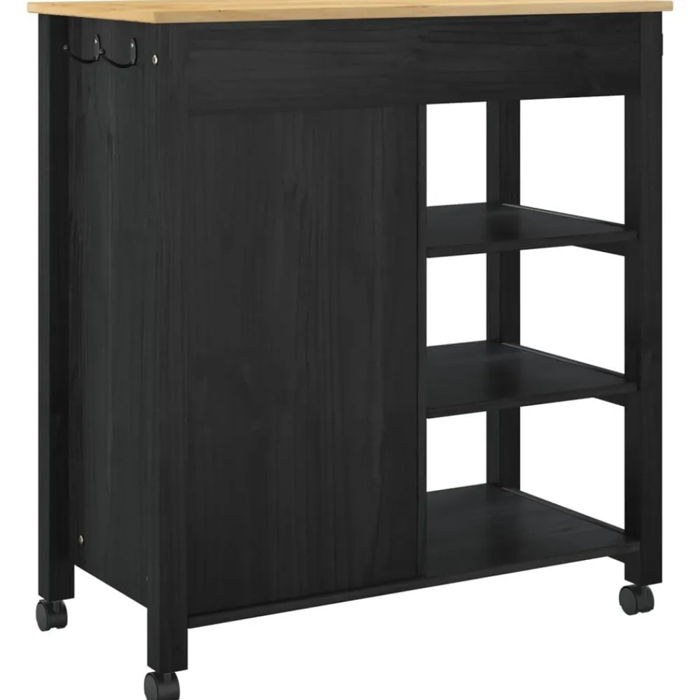vidaXL Carros E Islas-Carro de Cocina MONZA 84 x 40 x 88,5 cm