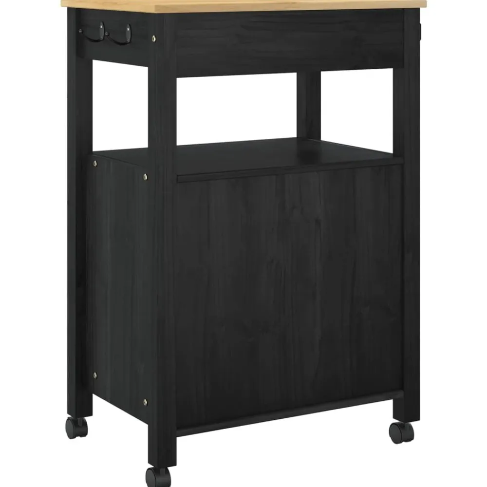 vidaXL Carros E Islas-Carro de Cocina MONZA 60 x 40 x 88,5 cm