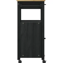 vidaXL Carro de Cocina MONZA 48 x 40 x 88,5 cm Negro Discount