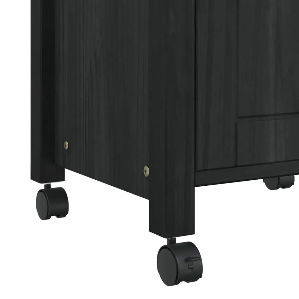 vidaXL Carro de Cocina MONZA 48 x 40 x 88,5 cm Negro Discount