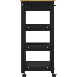 vidaXL Carro de Cocina MONZA 48 x 40 x 88,5 cm Negro Online