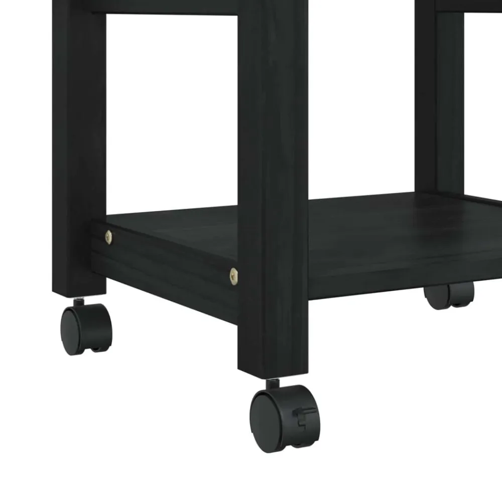 vidaXL Carro de Cocina MONZA 48 x 40 x 88,5 cm Negro Online