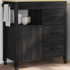 vidaXL Carros E Islas-Carro de Cocina MONZA 84 x 40 x 88,5 cm