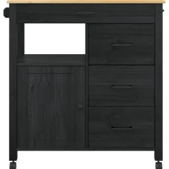 vidaXL Carros E Islas-Carro de Cocina MONZA 84 x 40 x 88,5 cm