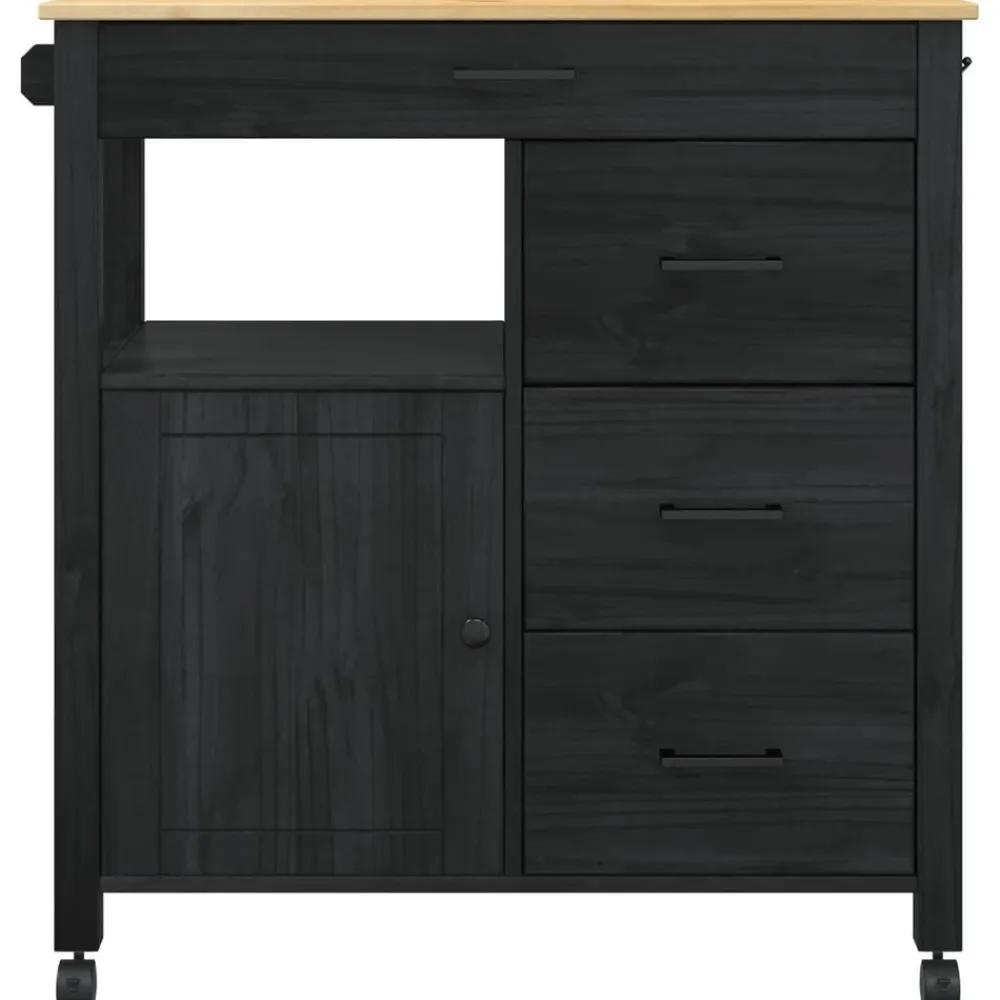 vidaXL Carros E Islas-Carro de Cocina MONZA 84 x 40 x 88,5 cm