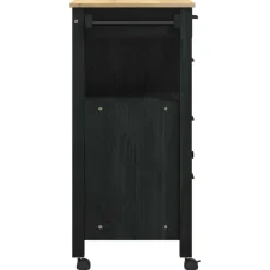 vidaXL Carros E Islas-Carro de Cocina MONZA 84 x 40 x 88,5 cm