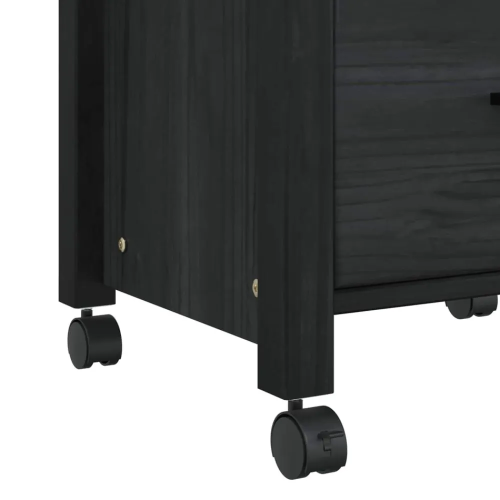 vidaXL Carro de Cocina MONZA 48 x 40 x 88,5 cm Negro Online