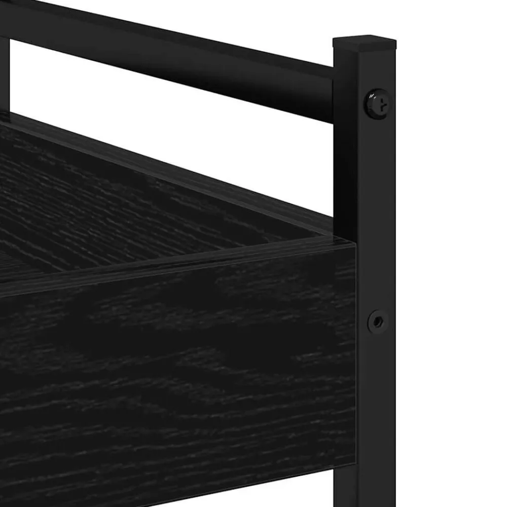 vidaXL Carro de Cocina 50 x 30 x 70 cm Roble negro Sale